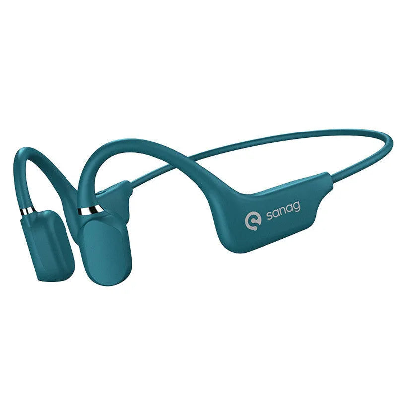 Wireless bone conduction sports headphones with neckband design in multiple colour options