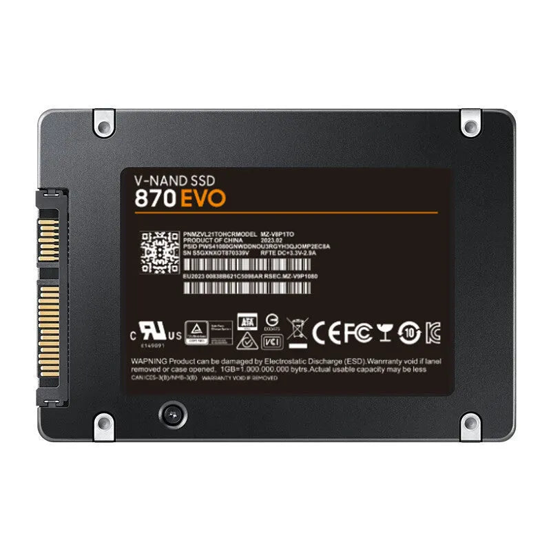 Samsung 870 EVO 2.5-inch internal solid-state drive for PC storage expansion