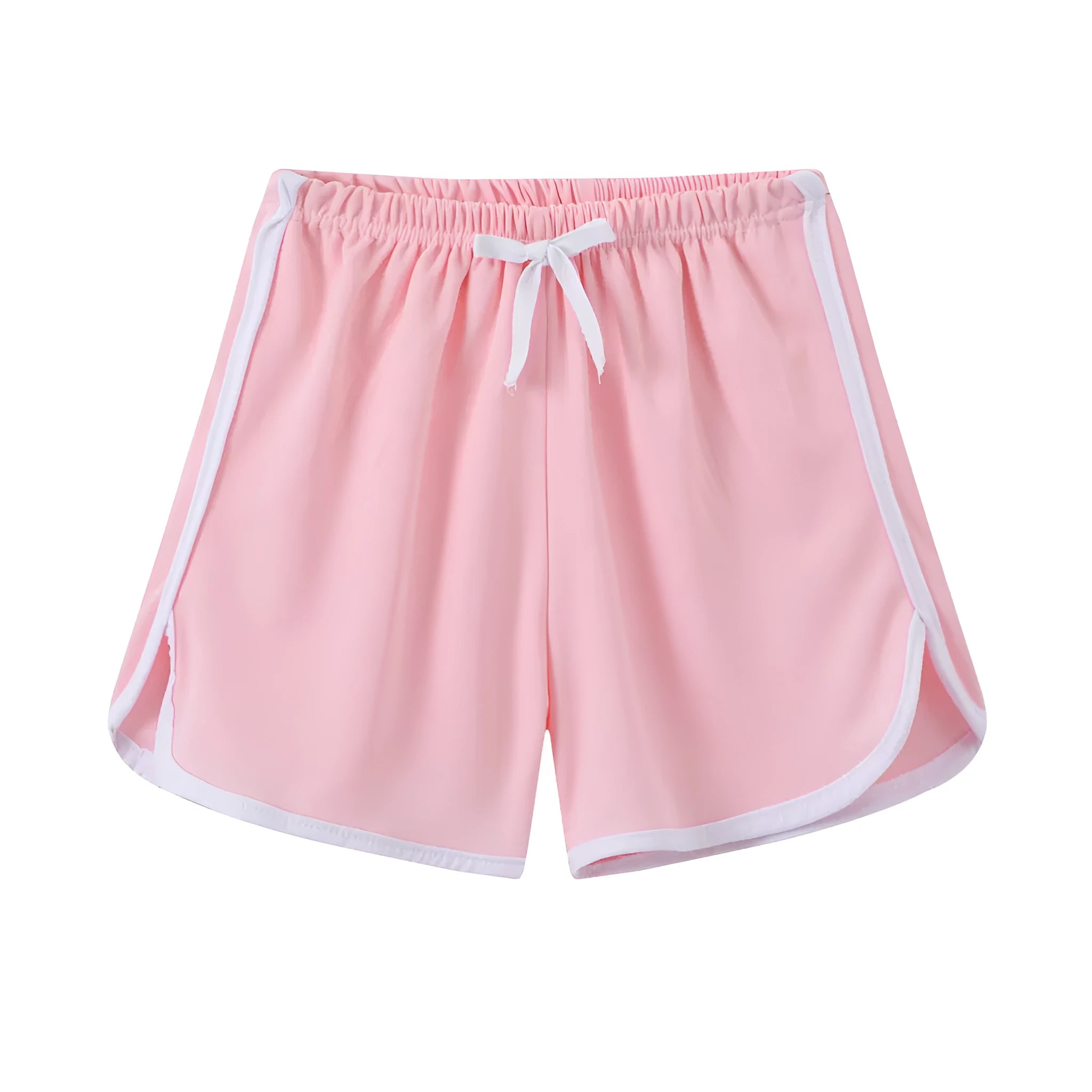 Children's polyester beach shorts in multiple prints and solid colours with size range 100-140cm
