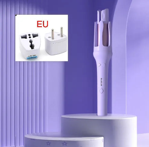 Automatic hair curler with 32mm barrel in white and Chigo colour options