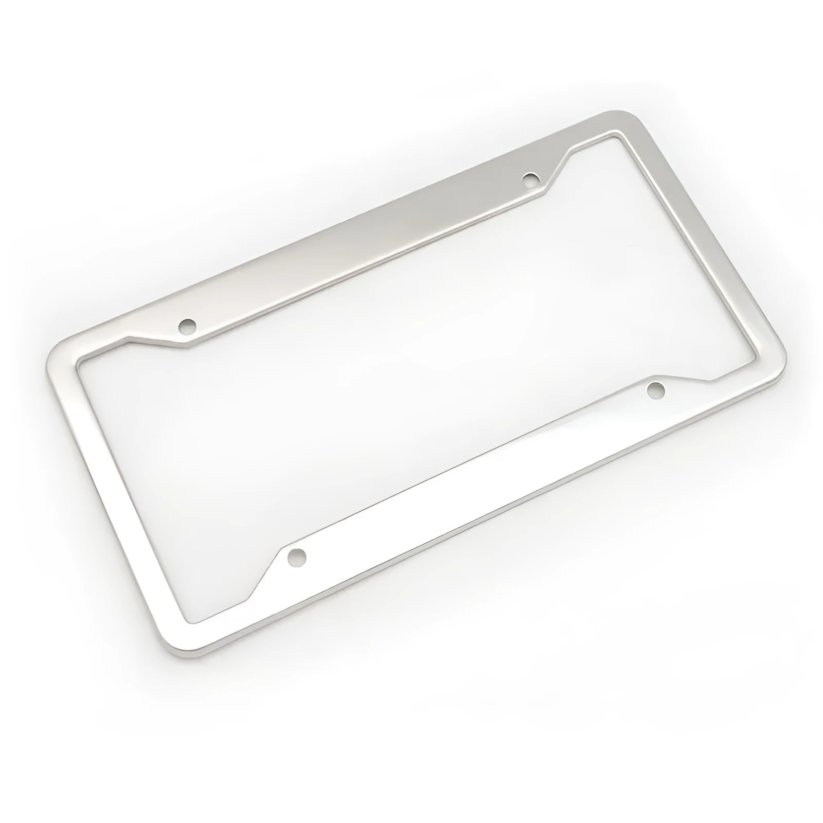 Stainless steel aluminium alloy licence plate frame in black, grey, silver and steel finishes