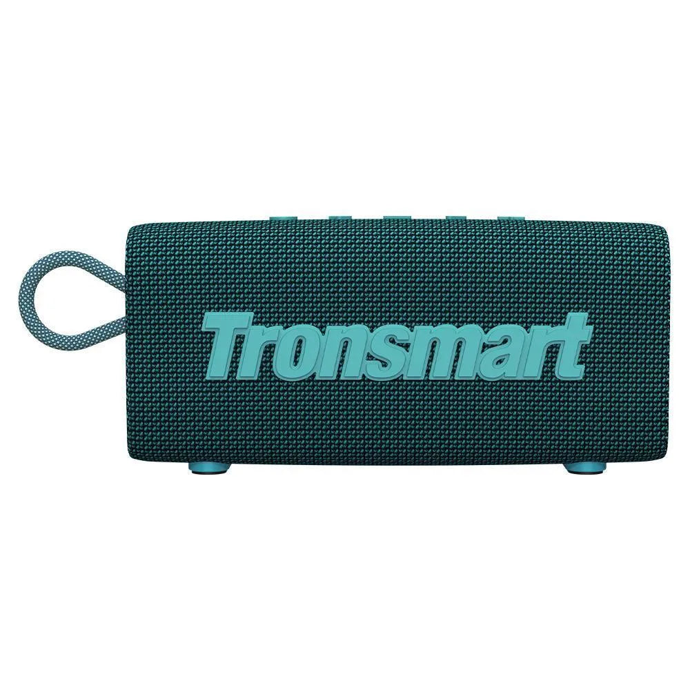 Portable outdoor waterproof Bluetooth speaker shown in available colours.