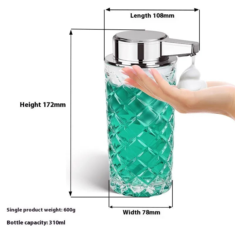 Automatic sensor soap dispenser with PET construction and type-c charging port