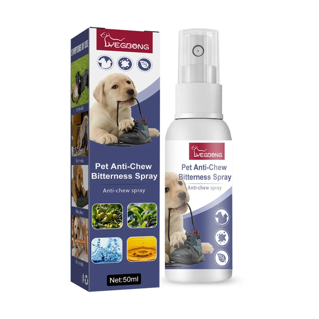 50ml boxed pet anti-bite spray for indoor dog scratching and sofa use