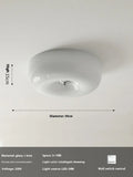 Cream style American design bedroom ceiling lamp with three-colour lighting in 30cm or 40cm diameter