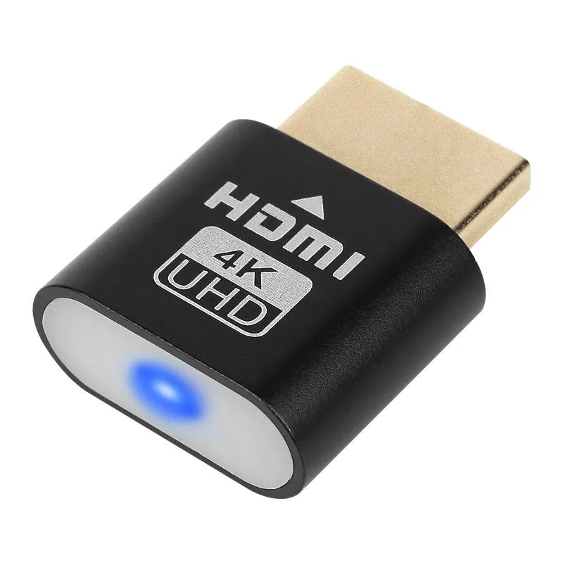 Graphics card HDMI dummy load adapter with 26.5mm length in multiple interface colour options