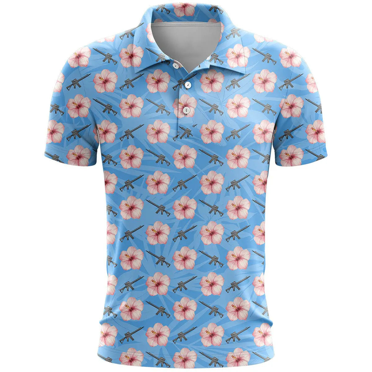 Loose fit sports short sleeve in bird eye cloth polyester fabric with 3D printed pattern