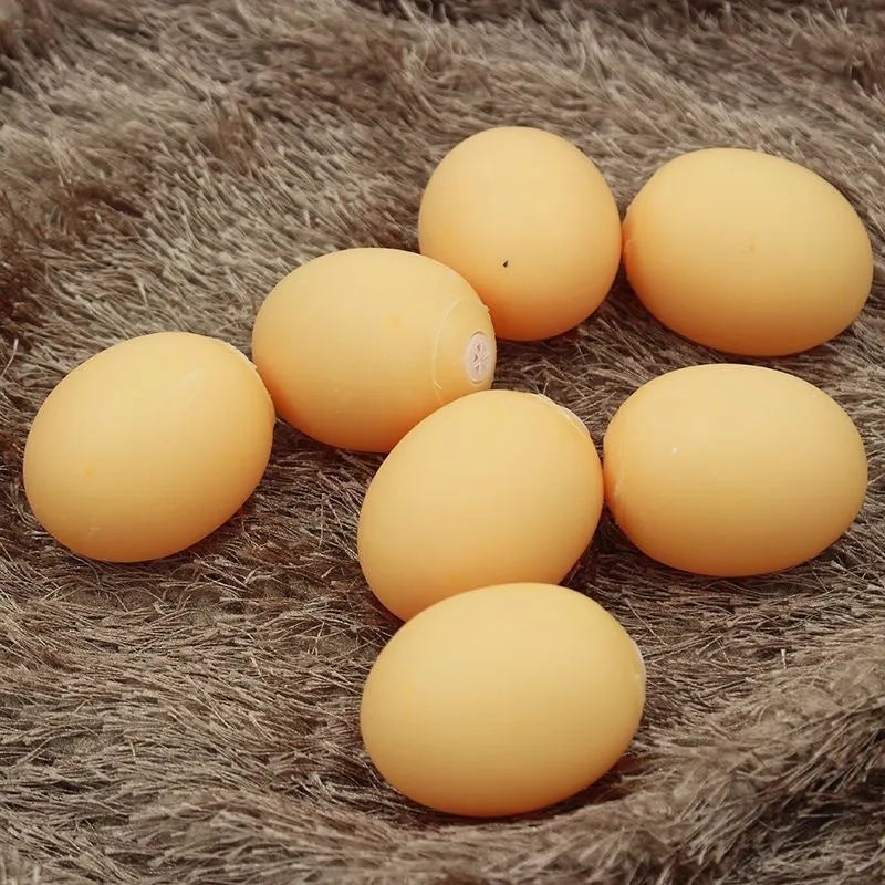 TPU simulation egg dog toy with sound feature for chewing and play