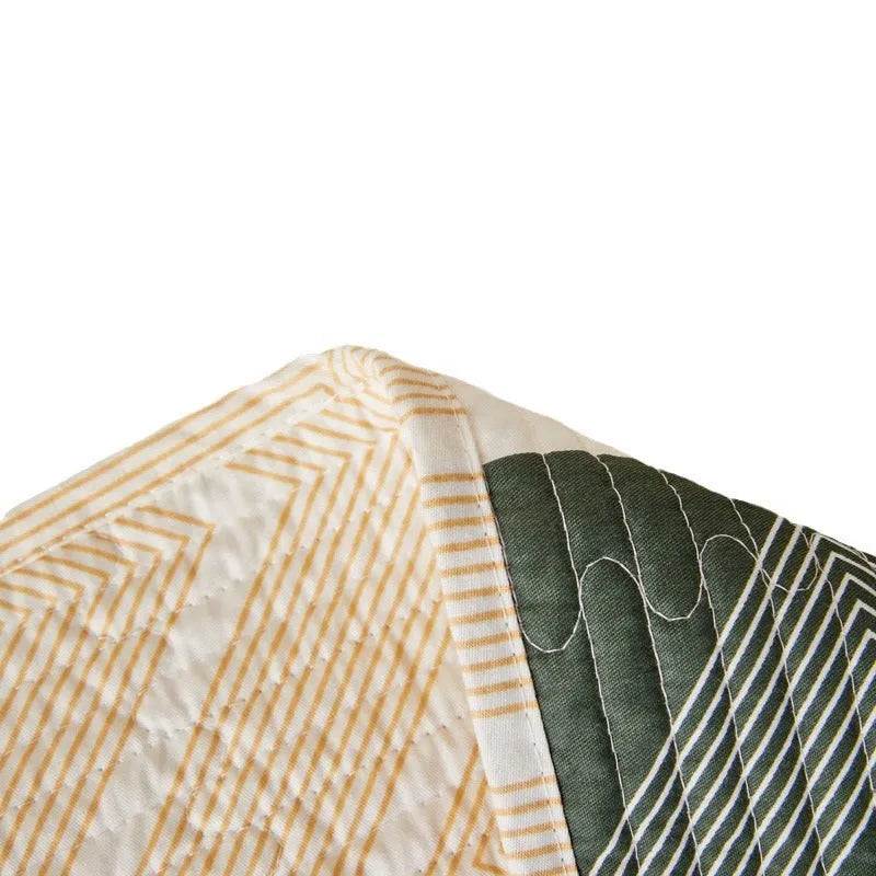 Cotton printed bed sheet three-piece set in modern simplicity style for 2.2 metre beds