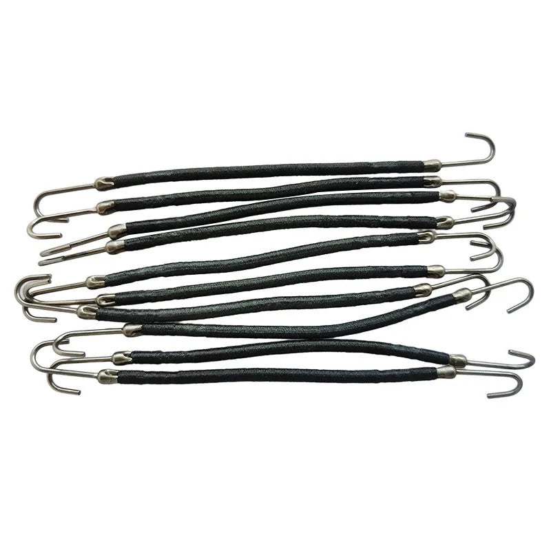 Wig double hook hair styling tools in three hair colours for secure wig fitting