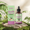 60ml bottle of dog milk thistle extract nutrient solution for canine liver support.