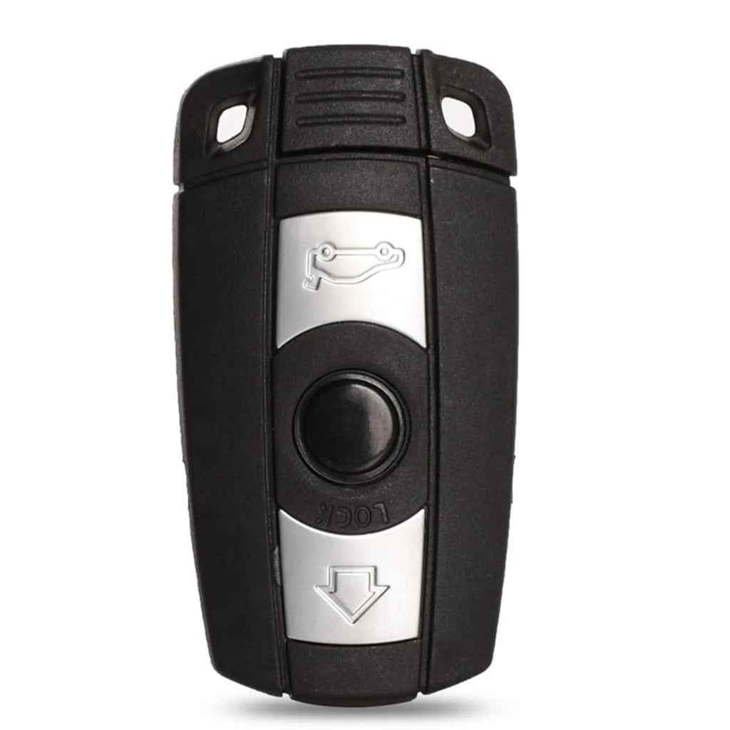 BMW CAS3 semi-intelligent three-button remote car key fob replacement.