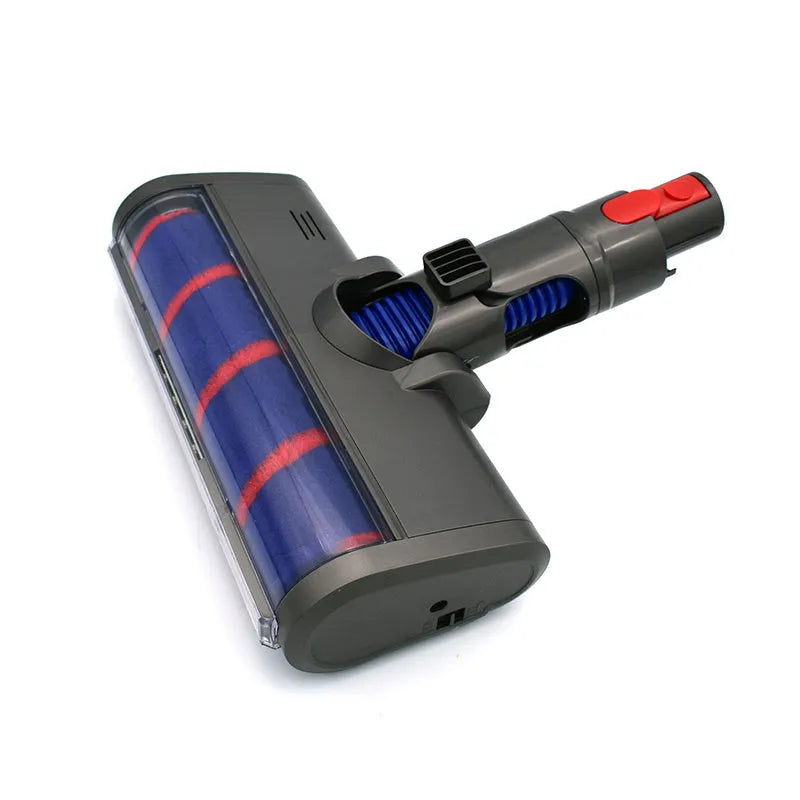 Dyson vacuum cleaner replacement electric floor brush head with soft velvet roller, 260mm size.