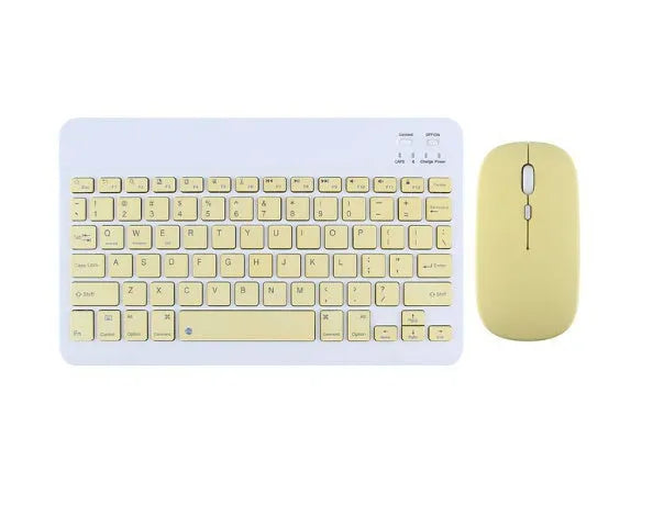 Bluetooth keyboard for girls tablet PC in various colours including elegant white, pink, green, blue, lavender, and yellow options