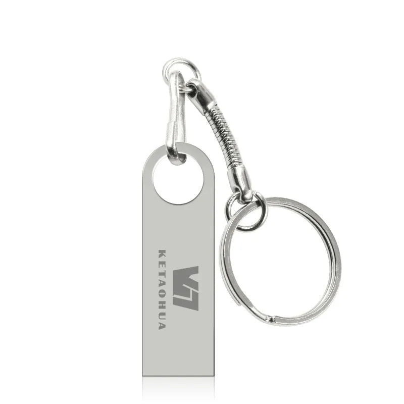 Metal car-shaped USB flash drive showing silver colour with compact dimensions