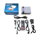 NES 8-bit retro game console with two controllers, measuring 18.3x14.3x7cm with AV interface