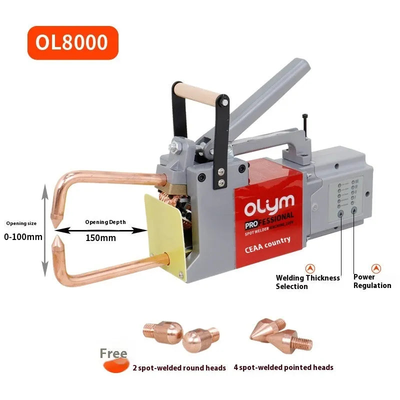 OL8000 double-sided spot welder butt welding machine with manual control